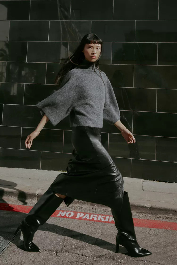 WIDE SLEEVE KNIT JUMPER | Zara US