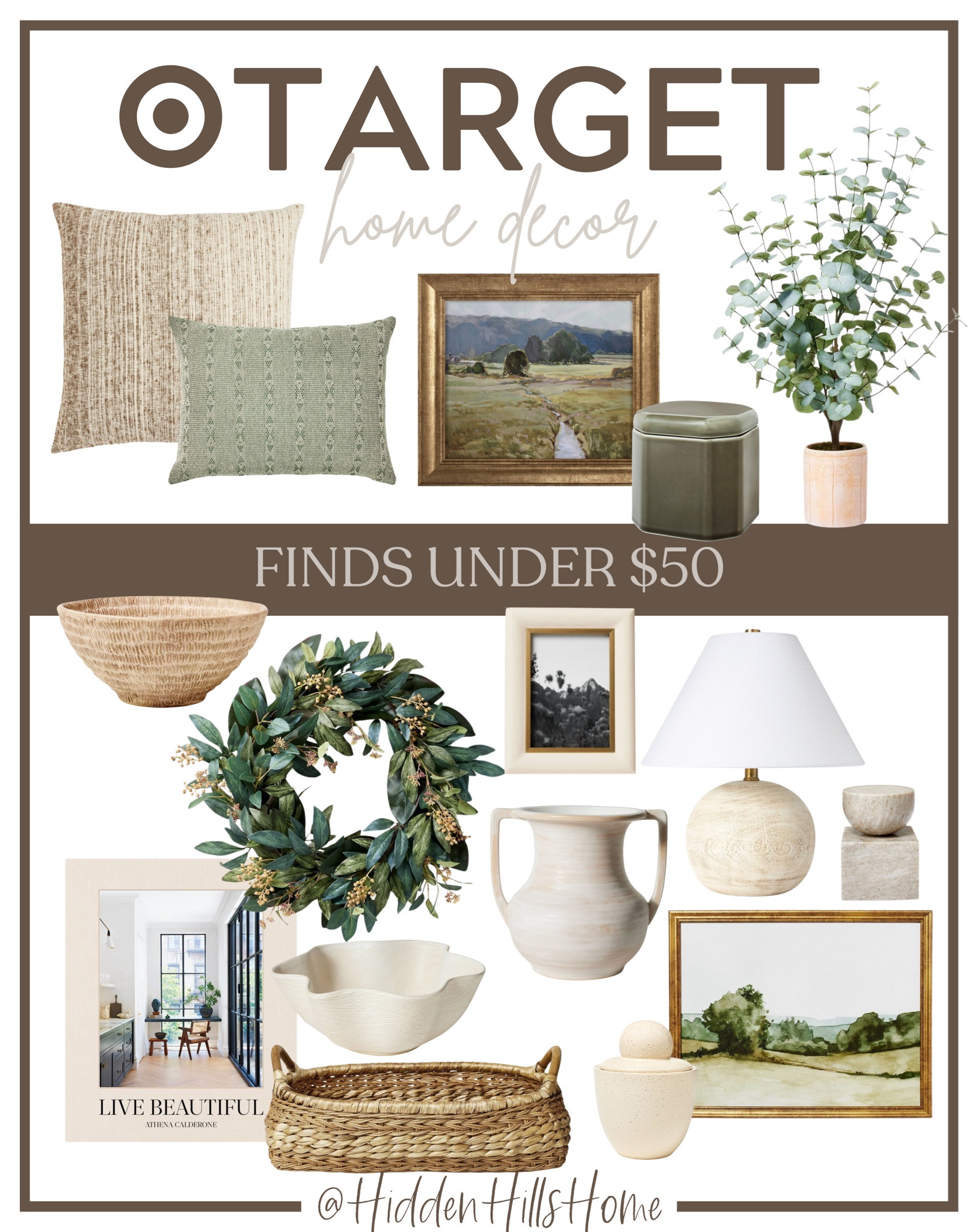 Target home decor finds under $50! Affordable home decor, Target decor, studio McGee home decor finds #target #homedecor

#LTKsalealert #LTKfindsunder50 #LTKhome