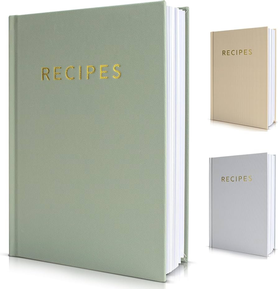 Aesthetic Blank Recipe Book with Waterproof Cover - The Perfect Recipe Notebook To Write In Your ... | Amazon (US)