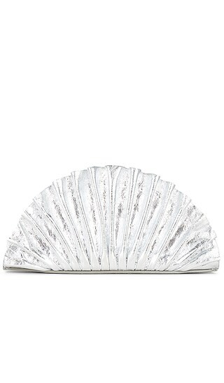 Nala Mini Clutch in Silver | Revolve Clothing (Global)