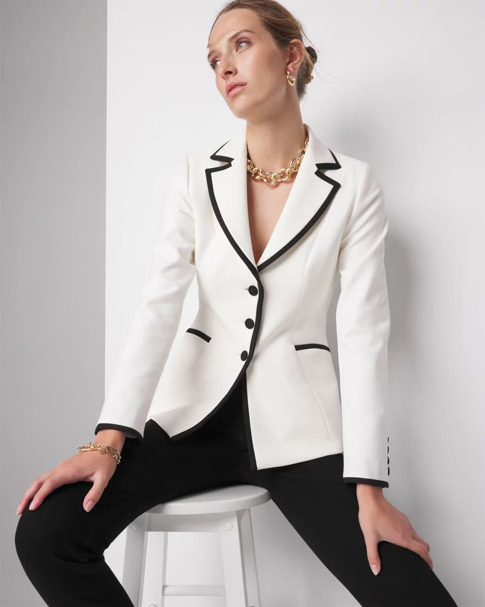 WHBM® 3-Button Signature Blazer | White House Black Market