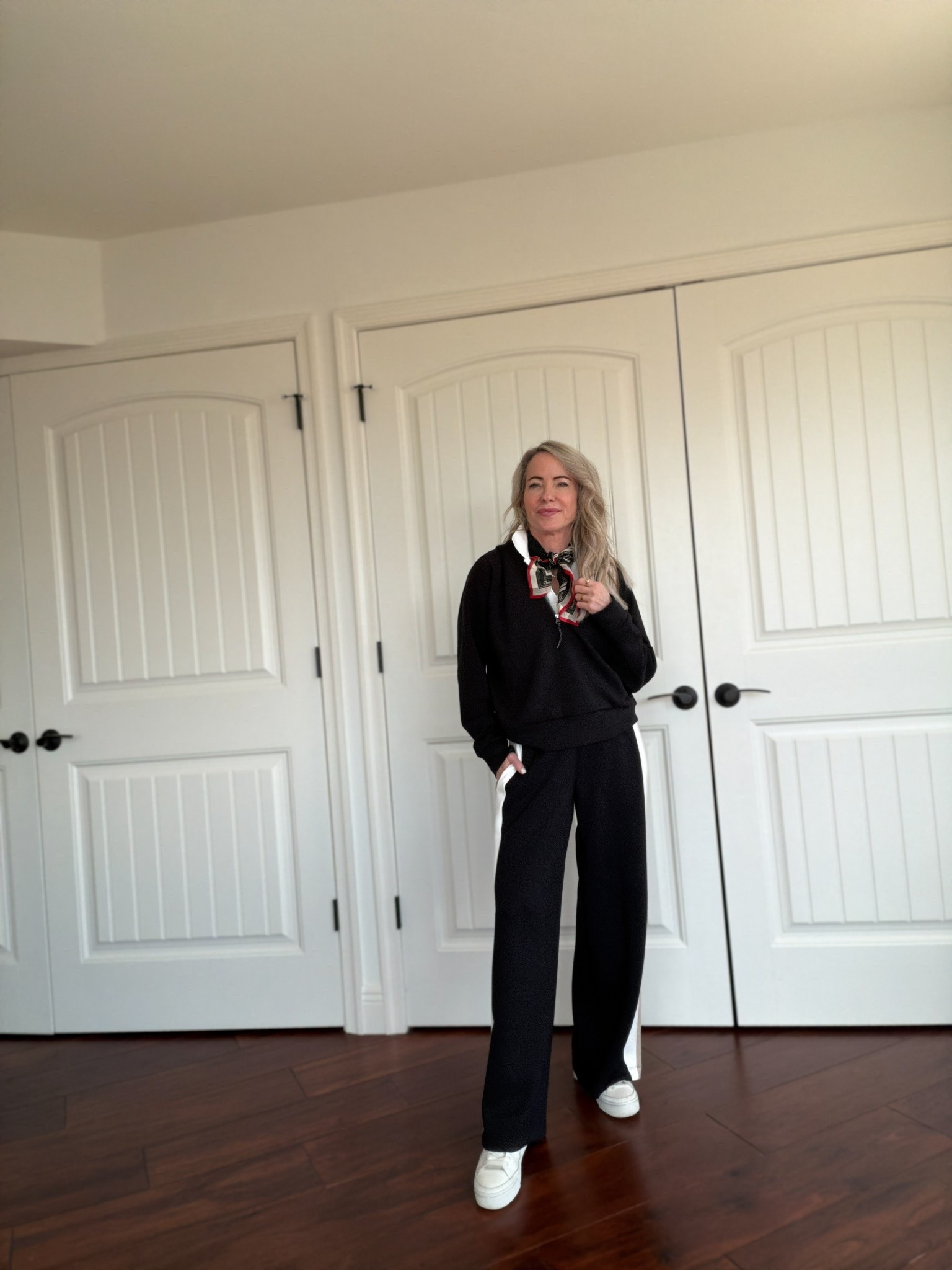 My go-to travel look ✈️
Comfortable, polished, and easy to wear all day

Wearing a soft set layered with a short sleeve polo + a vintage Dior scarf for that elevated touch 🤍

Everything linked (except the scarf)

#LTKPetite #LTKTravel #LTKOver40