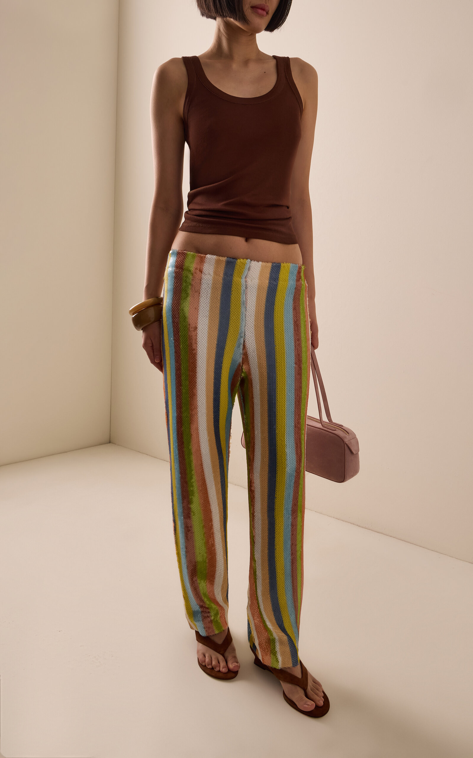 Exclusive La Isla Sequinned Straight-Leg Pants | Moda Operandi (Global)