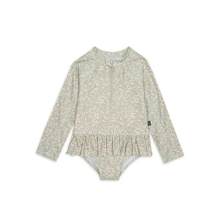 Modern Moments by Gerber Toddler Girl Swimsuit, Sizes 12M - 5T - Walmart.com | Walmart (US)