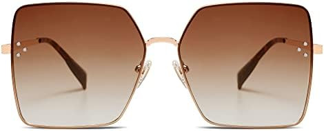 SOJOS Trendy Square Sunglasses Womens Big Oversized Designer Style UV Protection Sunnies Shades L... | Amazon (US)