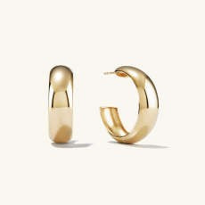Chunky Hoops - $85 | Mejuri (Global)