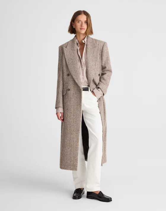 Alexa Chung for Madewell Herringbone Coat | Madewell