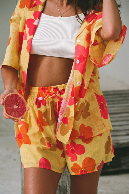 Thessy Shorts - Romance Floral | SABO SKIRT (Global)