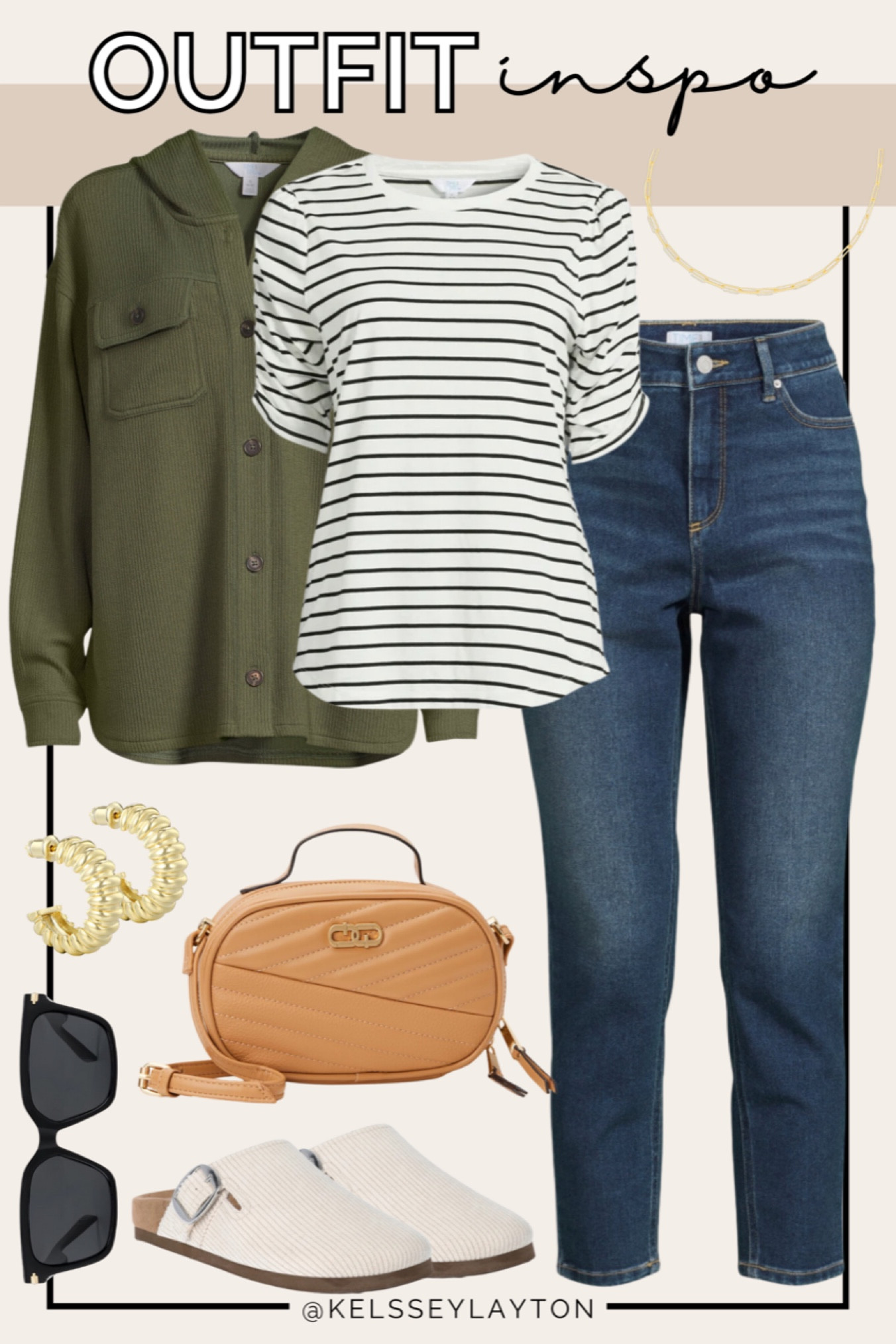 Walmart outfit idea, outfit idea, waffle shacket, time and tru, black and white stripe, clogs 

#LTKSeasonal #LTKFindsUnder50 #LTKStyleTip