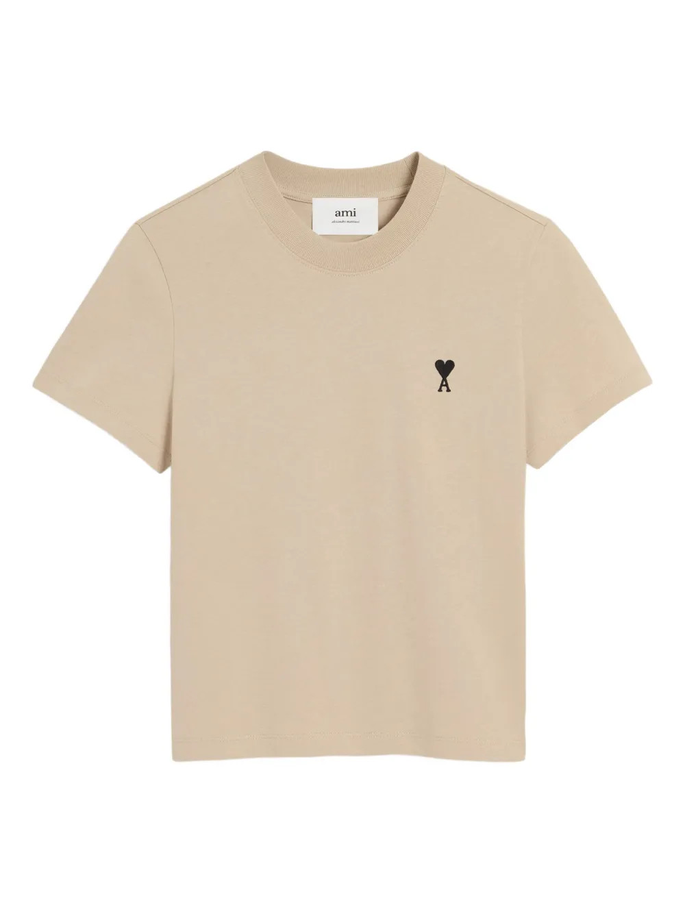 AMI Paris Футболка с Монограммой Ami De Coeur | Нейтральные Цве... | Farfetch Global