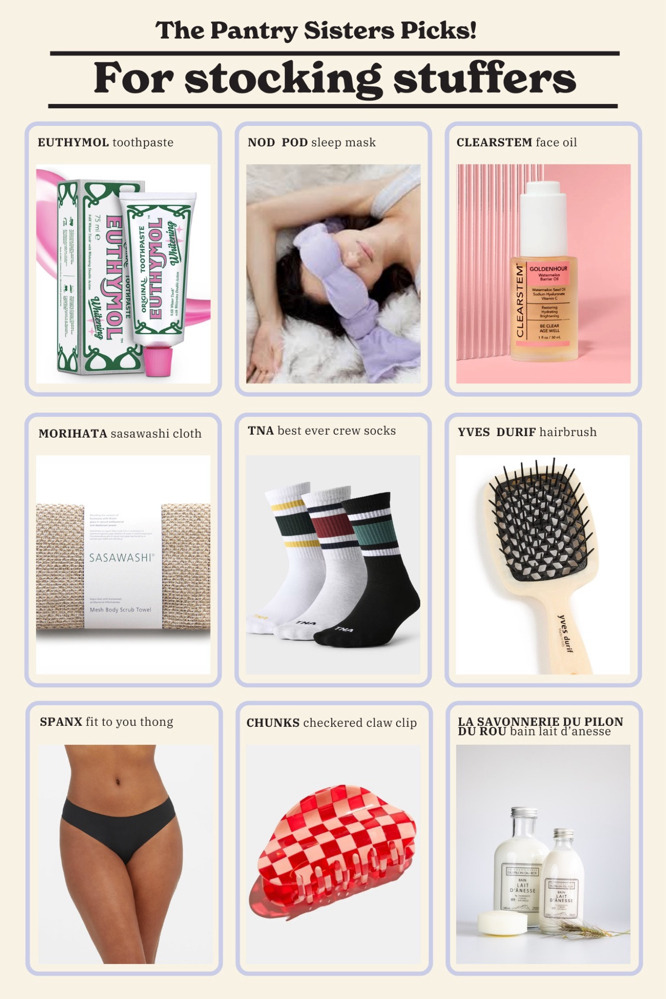 The Pantry Sisters Gift Guide: STOCKING STUFFERS

#LTKHoliday #LTKGiftGuide #LTKCyberWeek