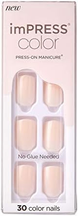 KISS imPRESS Color Press-on Manicure - Point Pink | Amazon (US)