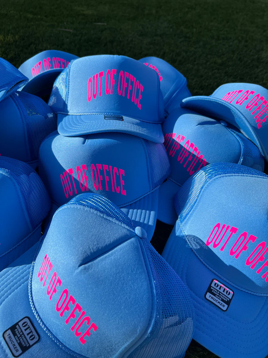 Out Of Office Trucker Hat - PREORDER | KenzKustomz