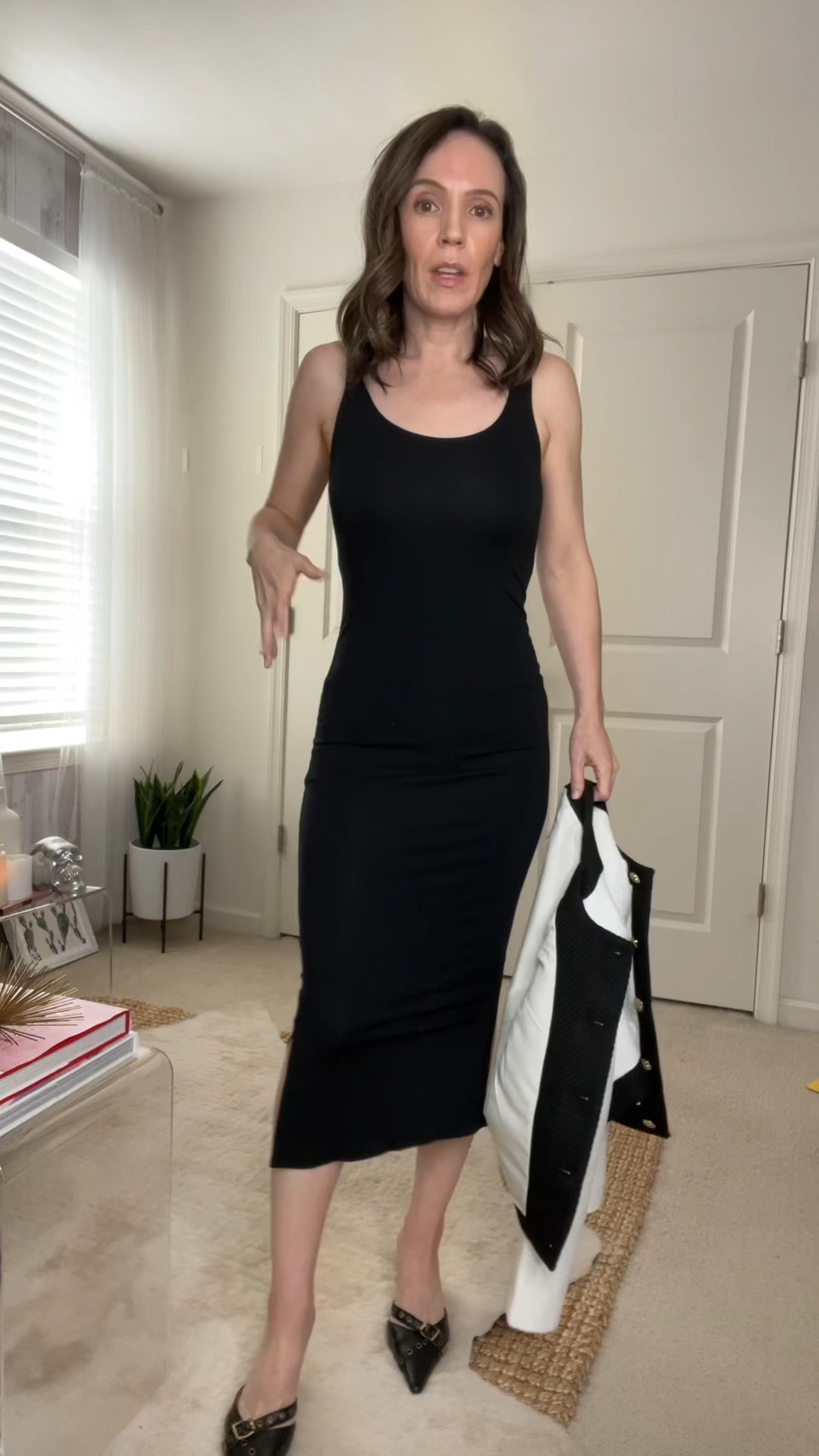 Styling a tank dress for work 

#LTKOver40 #LTKWorkwear