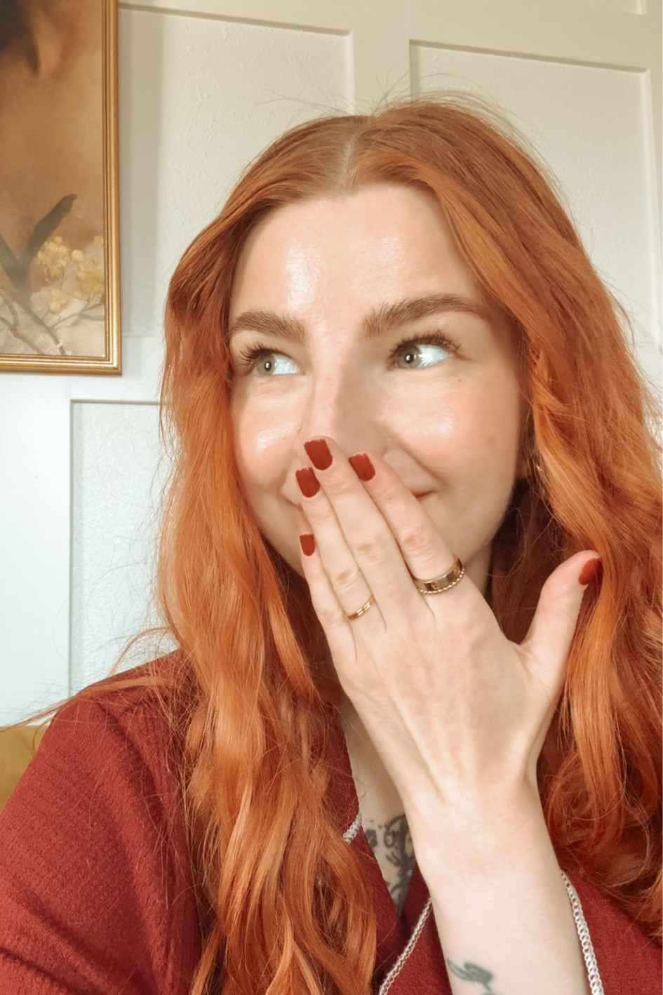 My go to nail color 🍒