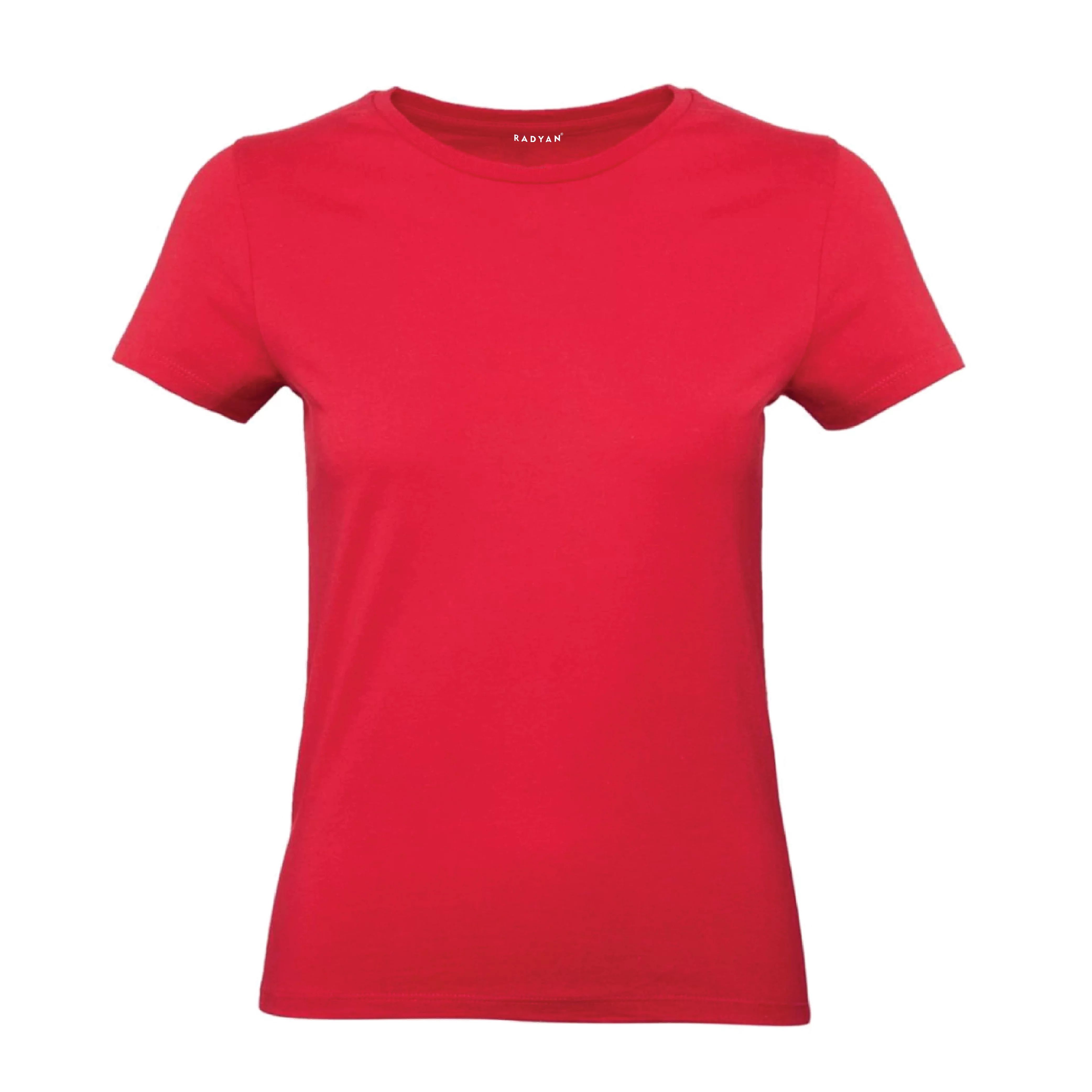 Radyan Women’s Crew Ultra Soft Short-Sleeve T-Shirts, Red, (Small to 3XL) - Walmart.com | Walmart (US)