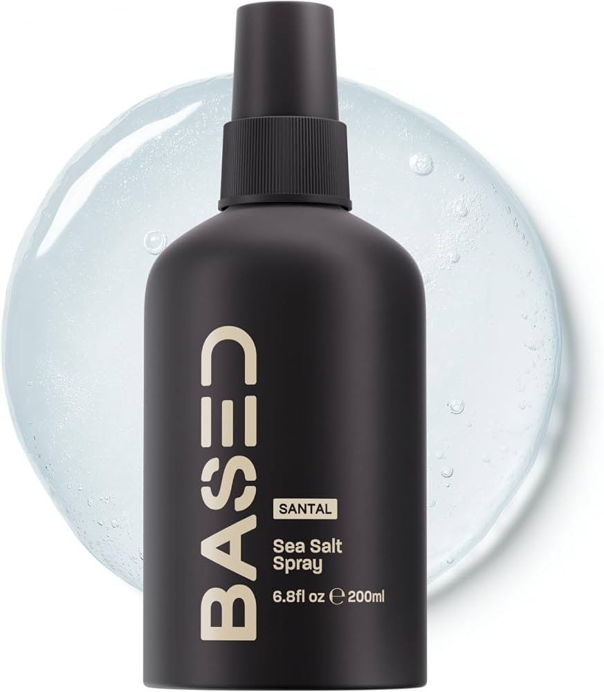 BASED Sea Salt Spray, Natural Finish, Volumizes & Texturizes, Kelp & Vitamin B5 Infused, Light & ... | Amazon (UK)