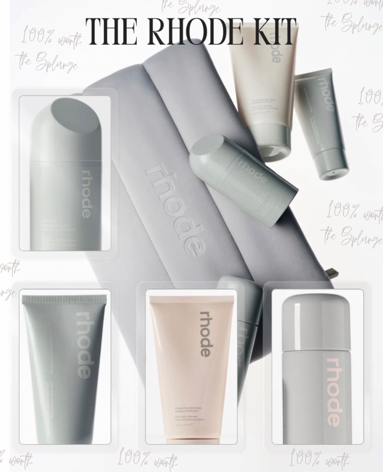finally got my hands on her kit… and it did NOT disappoint 🤍 the glow is unreal ✨ these Rhode staples are 100% worth the hype

#rhodeskin #glowyskin #skincareobsessed #beautyfinds 

#LTKgrwm #LTKBeauty #LTKmorningroutine