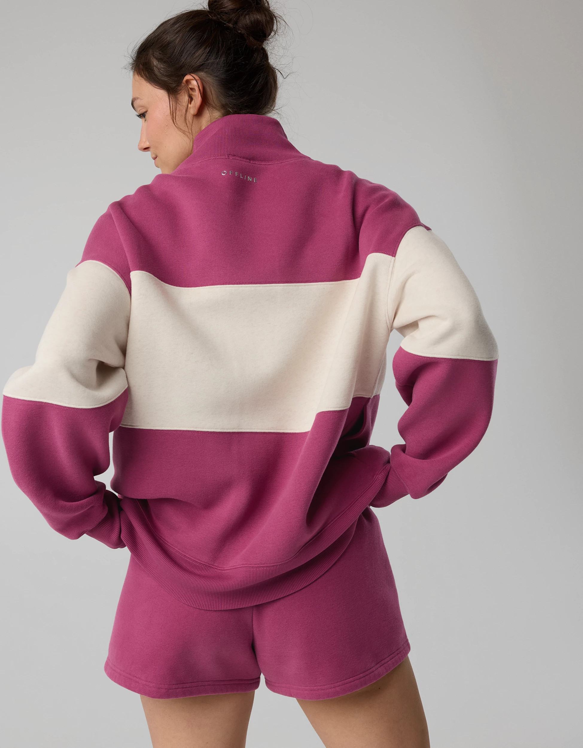OFFLINE By Aerie Cloud Fleece Oversized Mockneck Sweatshirt | Aerie
