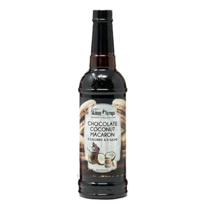 Jordans Skinny Syrups Happy Holidays Gourmet Coffee Syrups (Chocolate Coconut Macaron Syrup) | Amazon (US)