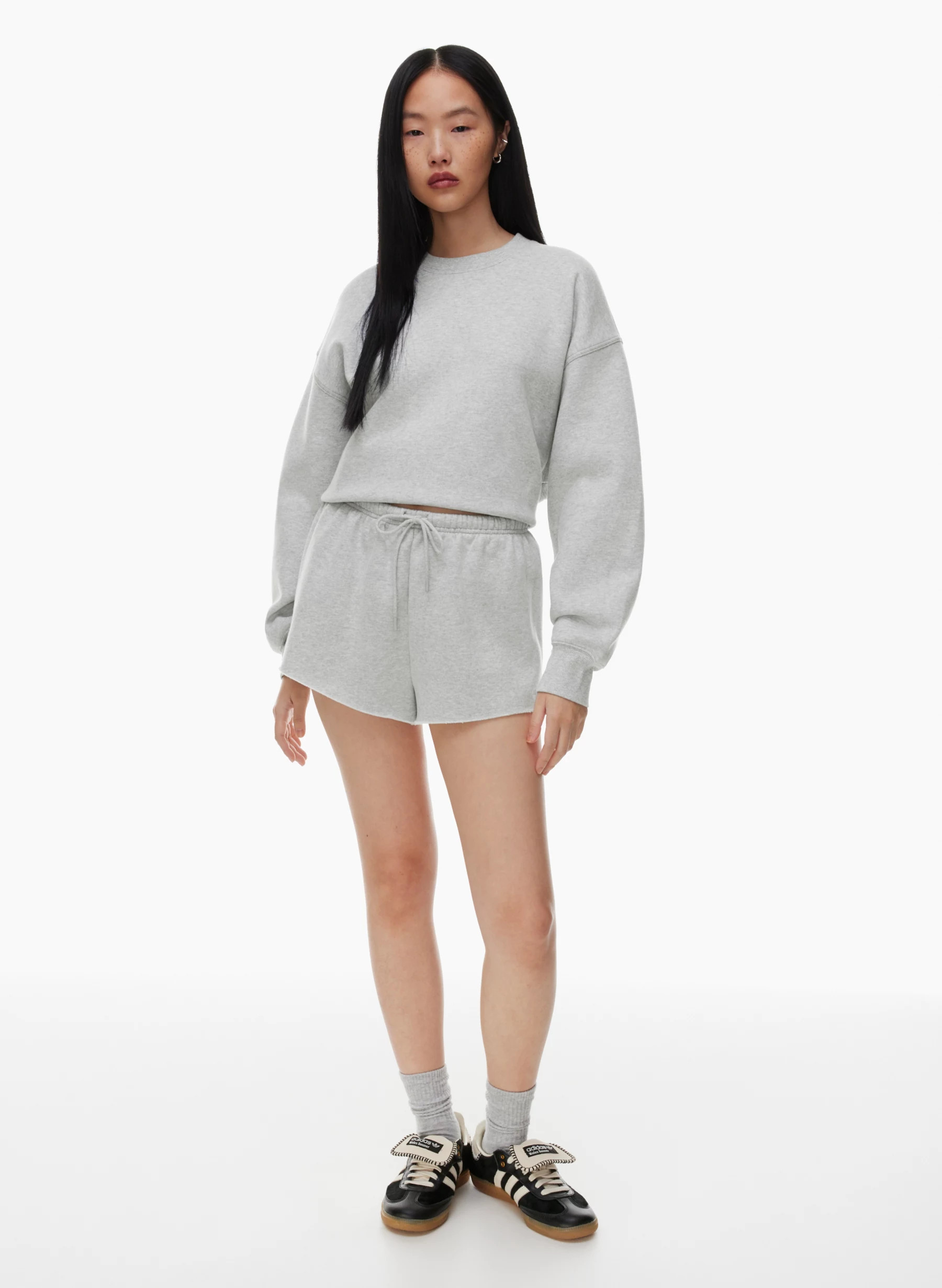COZY FLEECE MEGA FLUTTER™ MICRO SWEATSHORT | Aritzia