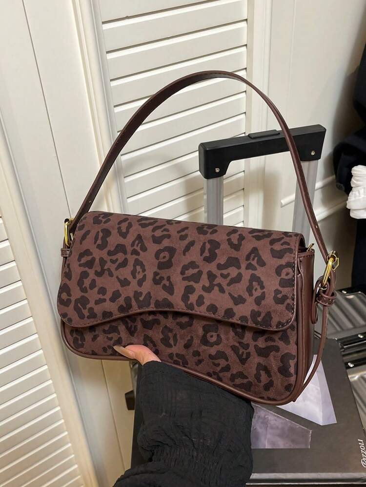 Leopard Flap Bag | SHEIN