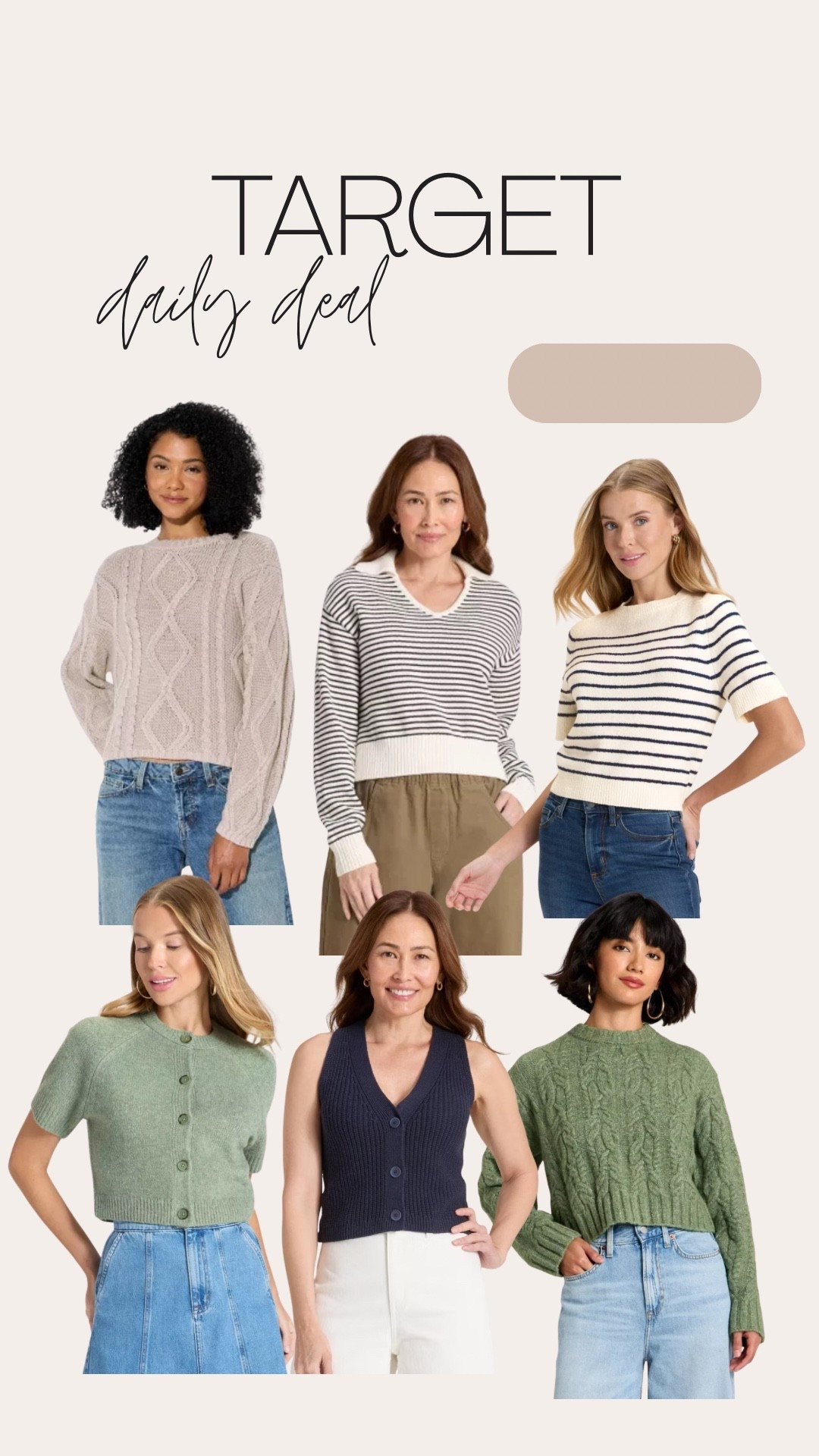 40% off sweaters for the whole family at Target today!

#LTKFindsUnder50 #LTKStyleTip #LTKSaleAlert