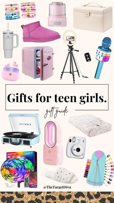 GIFTS FOR TEEN GIRLS: These are some of my favorite gift ideas for teen and tween girls! 🎁 I’ve given some of these gifts to my nieces, and they love them! AND, some of these gifts are on sale right now! 👏🏼

#giftidea #giftguide #giftsforher #giftsforteens #giftsforteengirls #christmasgift #holidaygift #holidaygiftguide #christmas #holidays #stockingstuffer #girlgifts #leopard #blanket #minifridge #fan #beatsheadphones #camera #instaxcamera #recordplayer #jewelrymakingkit #braceletmaker #lightkit #roomlights #teengifts #microphone #stanley #stanleycup #ringlight #slippers #bracelets #icecreammaker #uggs #uggultramini #boots #booties #jewelrybox #amazon #amazonfinds #target #targetfinds #blackfriday #cybermonday #cyberweek #sale #walmart #walmartfinds 



#LTKCyberweek #LTKHoliday #LTKGiftGuide
