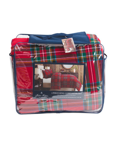 Plaid Flannel Comforter Set | TJ Maxx