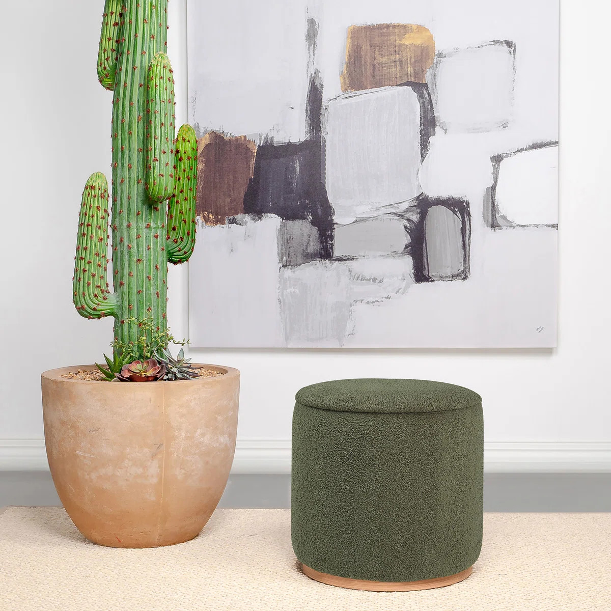 Wade Logan® Brotons Upholstered Ottoman & Reviews | Wayfair | Wayfair North America
