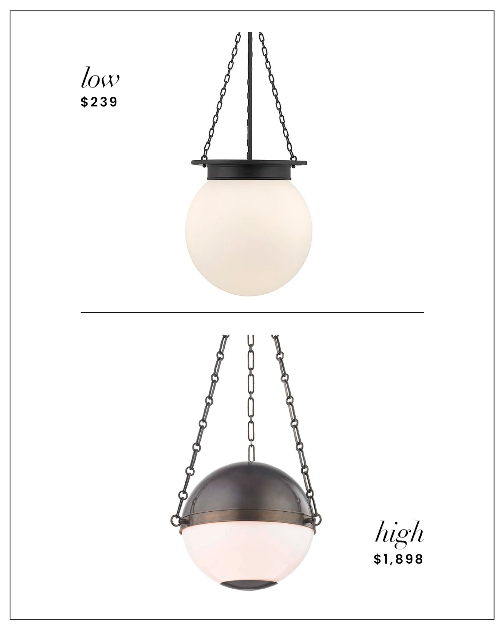 High / Low - bronze triple chain pendant 

@wayfair #wayfair #wayfairpartner 

#LTKHome