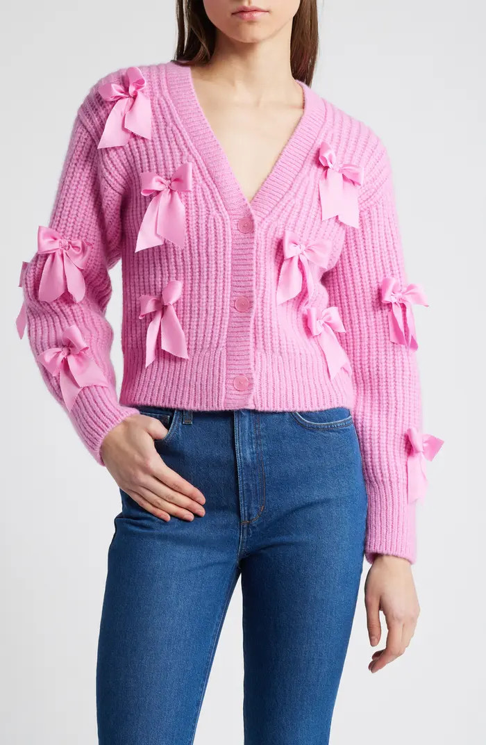 LoveShackFancy Ashtan Alpaca & Wool Blend Cardigan | Nordstrom | Nordstrom