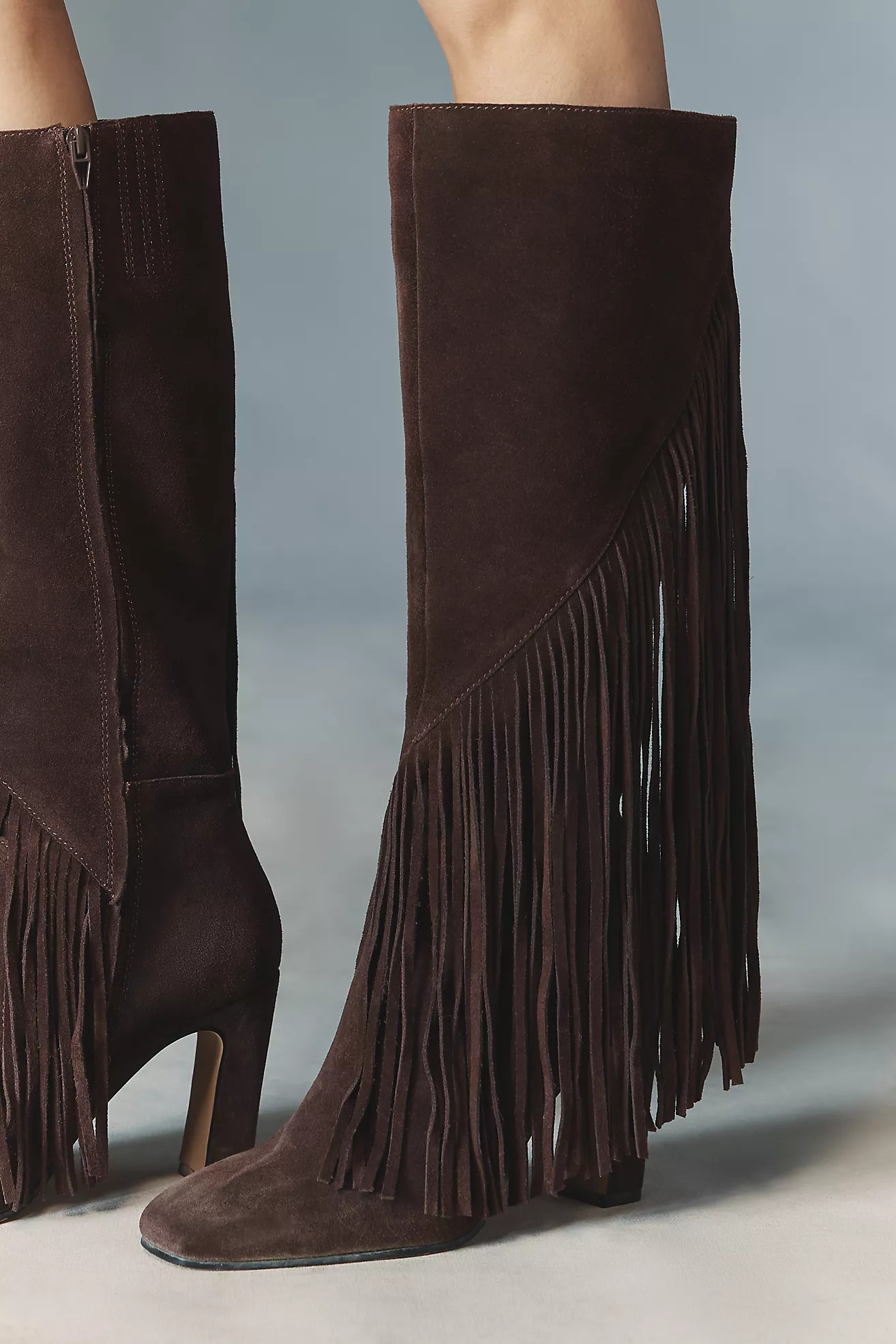 Dolce Vita Giano Suede Fringe Boots | Anthropologie (US)
