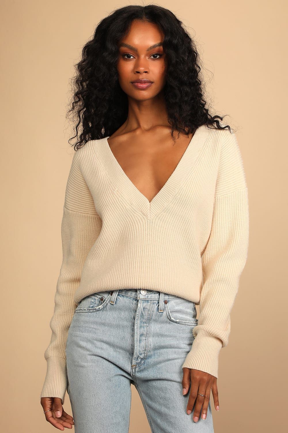Back Together Again Cream Reversible Sweater | Lulus (US)