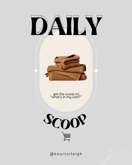 Get the daily scoop on what’s in my cart! We just bought these cozy warm waffle terra-cotta towels from target for $15 a piece! Such a steal and look so incredibly high-end it’s insane.

#LTKFind #LTKunder50 #LTKhome