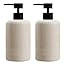 Soap Dispensers 400mL 13.5 OZ, 2 PCS Luxurious Hand Dish Lotion Shampoo Soap Dispenser Jar, Trave... | Amazon (US)