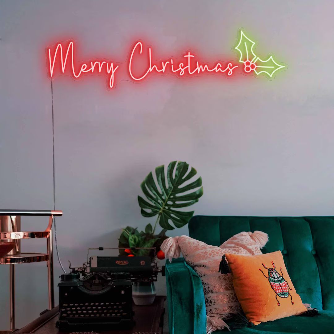 Merry Christmas! -  LED NEON SIGN - Retail Sign, Kids, Custom Sign, Christmas Gift Idea | Etsy (US)
