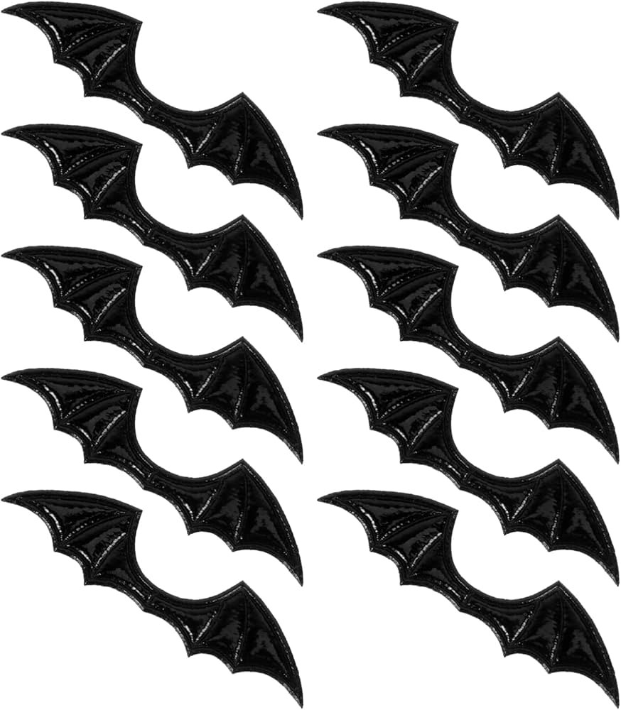 Balacoo Halloween Decor, 10pcs Bat Wing Hairpins Accessories DIY Craft Costume Headdress Decorati... | Amazon (US)