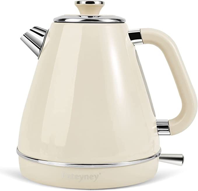 Pateyney Electric Kettle,Tea kettle,1.7 Litre retro style kettle,Kitchen Countertop Coffee Tea Ho... | Amazon (US)