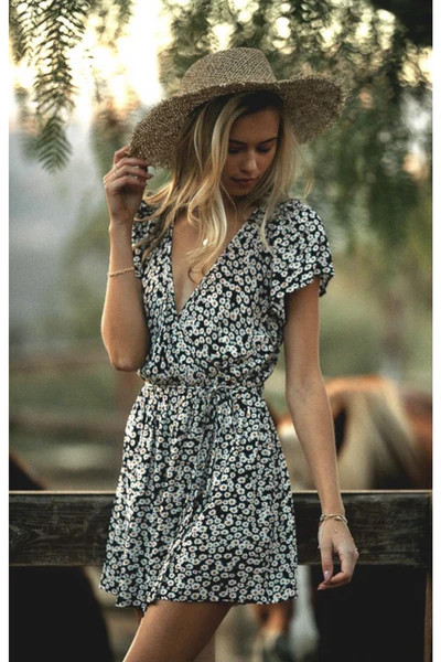 Callie Floral Romper $48 | Indigo Closet 