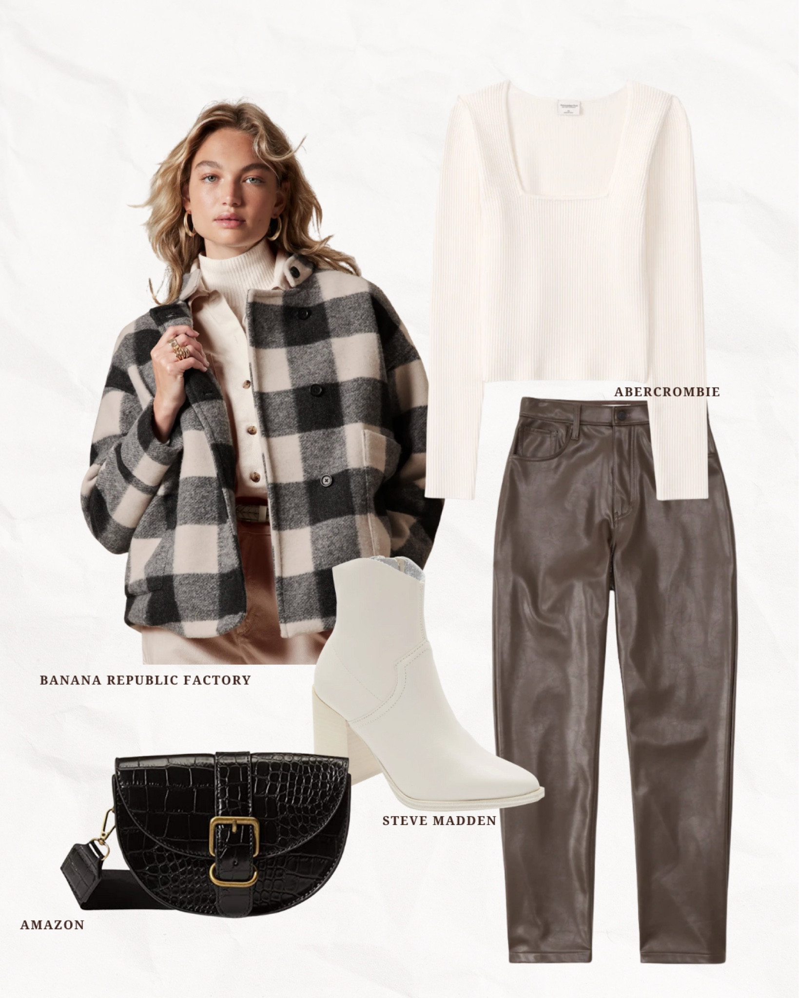 Banana Republic Factory always has great deal, and unique pieces 🙌 #winteroutfit #winterfit #winterfashion #abercrombie 

#LTKstyletip #LTKworkwear #LTKSeasonal