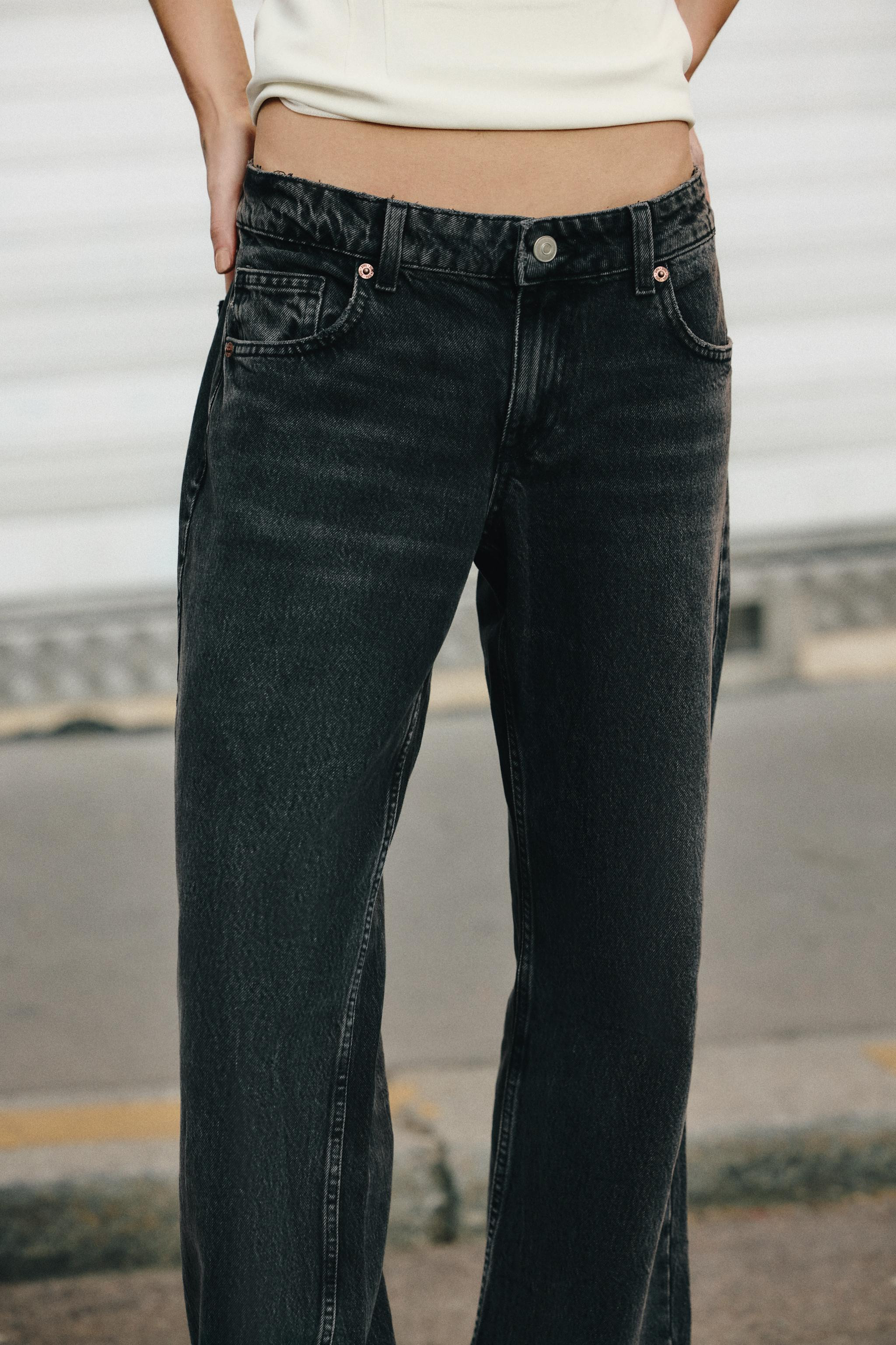 TRF WIDE LEG LOW RISE JEANS | Zara US