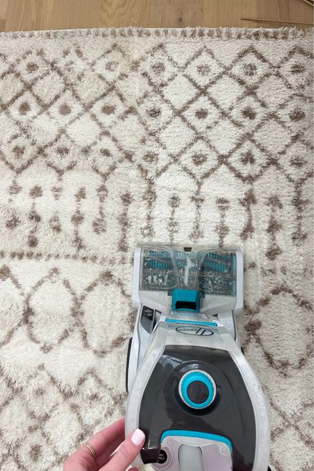 MAGICAL machine that completely changes the game!! I thought my carpets were clean.. wrong 😂 I also swear by this solution with it & very hot water! It also has a dry feature so I can’t feel it coming through on my hardwoods which feels so much safer than others I’ve used! 

#LTKsalealert #LTKfamily #LTKhome