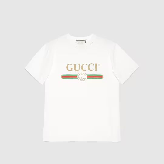 Gucci logo cotton T-shirt | Gucci (US)