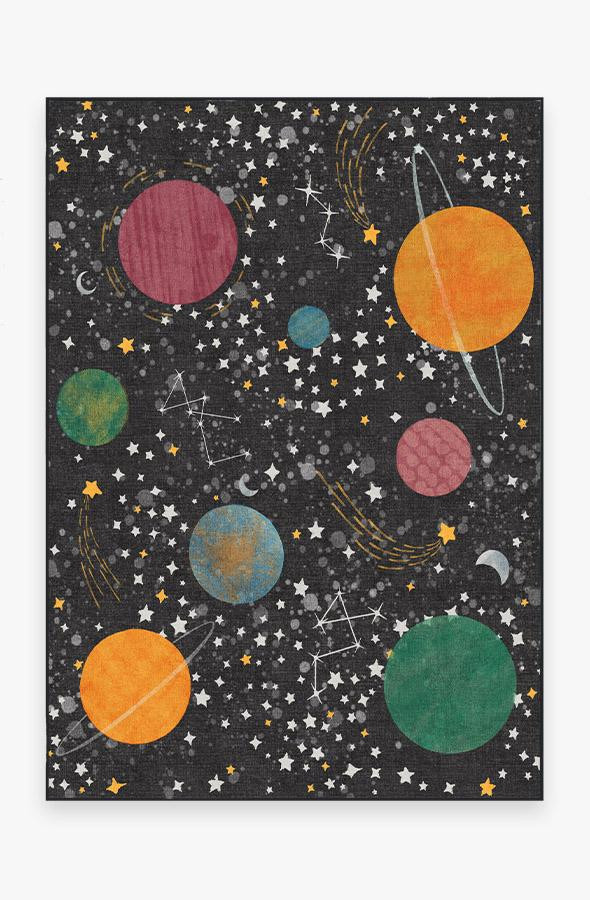 Outer Space Black Rug | Ruggable
