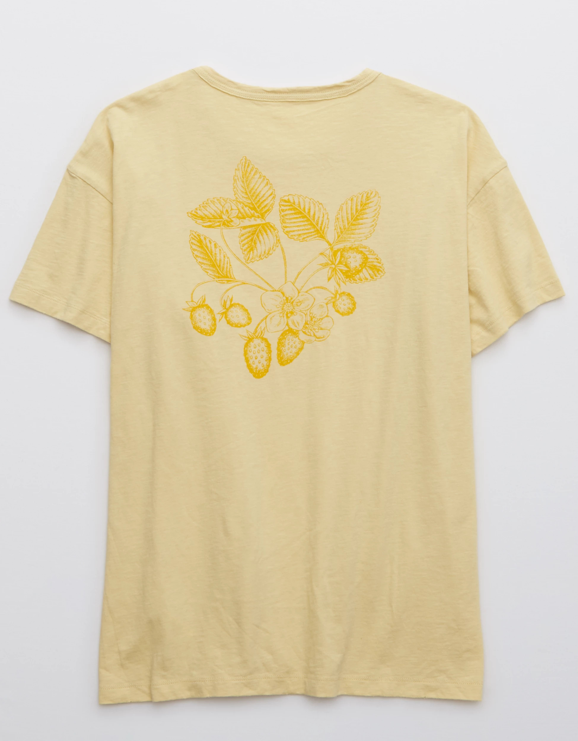 Aerie Distressed Graphic Oversized Boyfriend T-Shirt | American Eagle Outfitters (US & CA)