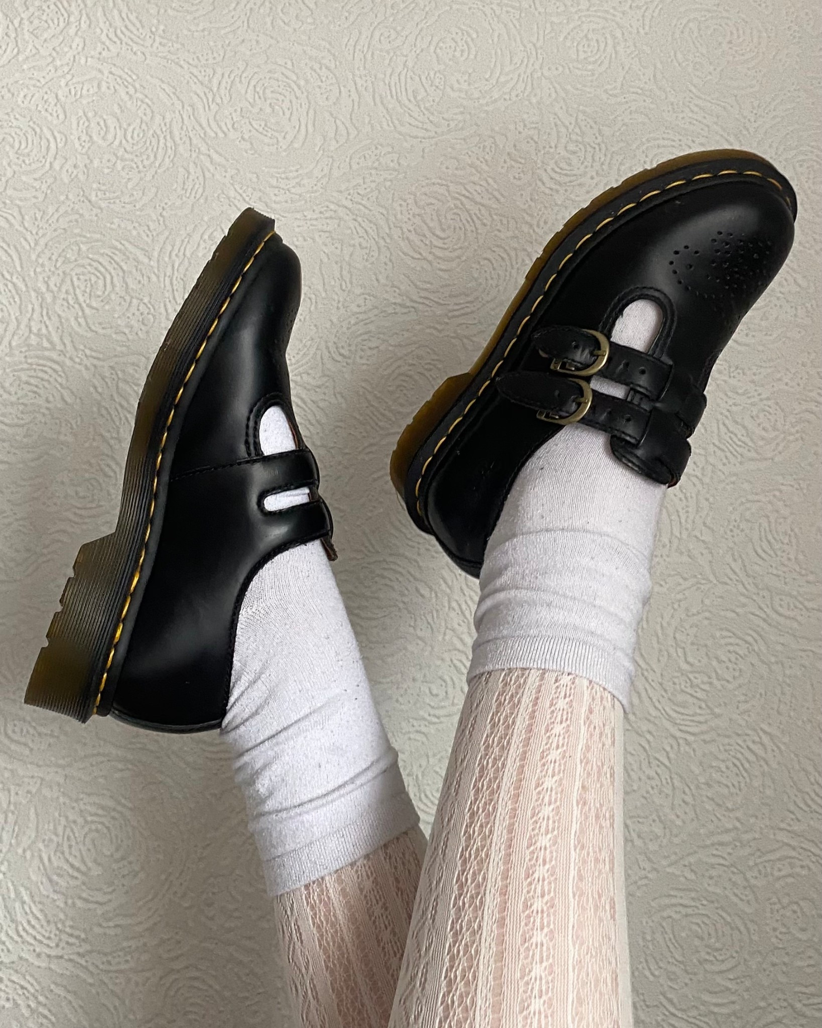 dr martens mary janes, white lace tights

#LTKgrwm #LTKootd #LTKValentine