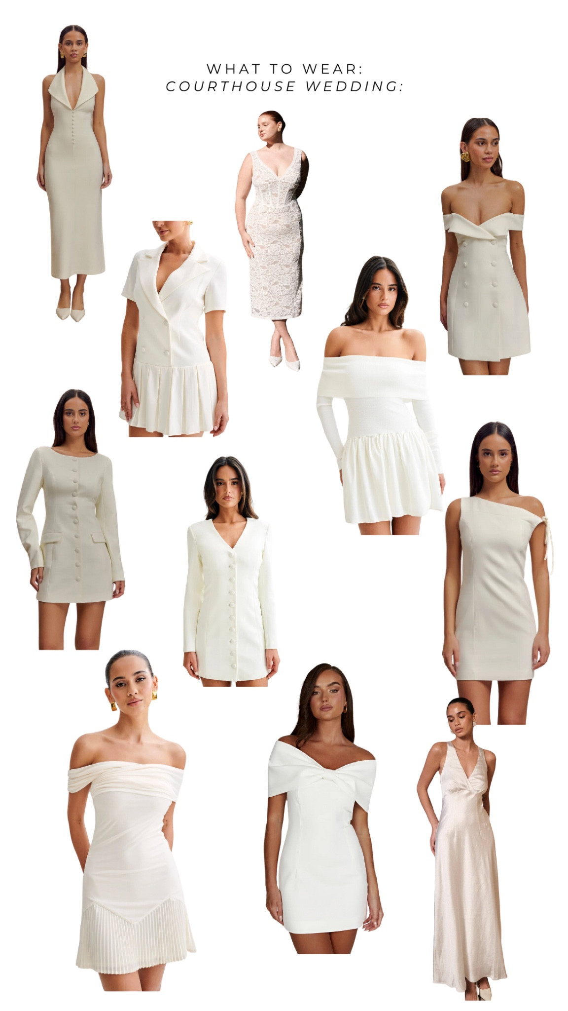 Courthouse wedding outfit inspo

#LTKWedding #LTKParties