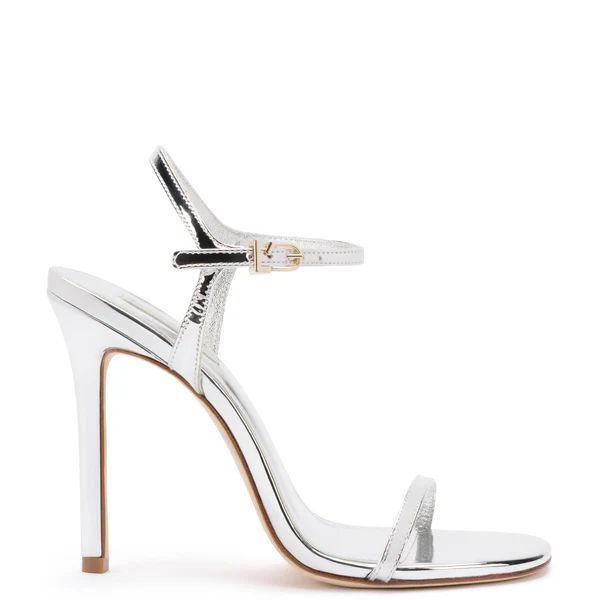 Venus Sandal In Silver Specchio | Larroude