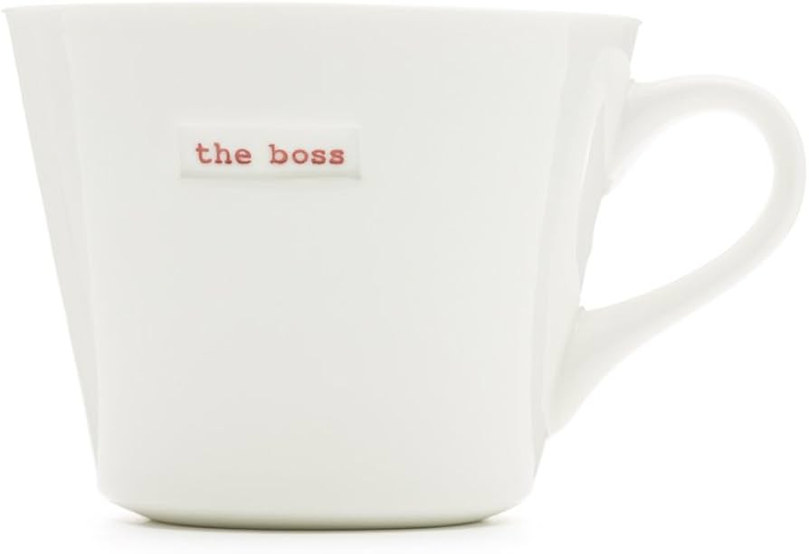 Keith Brymer Jones - Word Range - Ceramic Standard Mug - Gift Boxed - The Boss - 350ml | Amazon (UK)